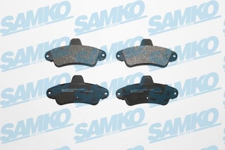Гальмівні колодки, дискове гальмо (набір) SAMKO 5SP870 (фото 1)
