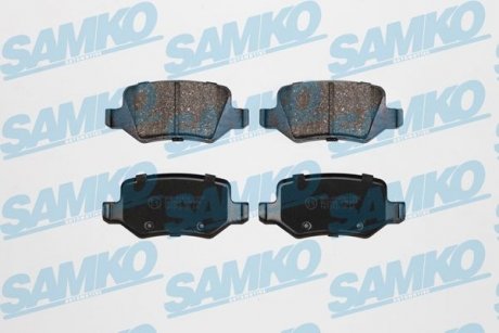 Гальмівні колодки, дискове гальмо (набір) SAMKO 5SP850 (фото 1)