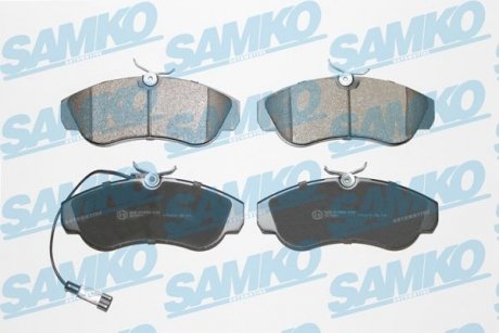 Колодки гальмівні передні 00-01 (1.8t) SAMKO 5SP965 (фото 1)