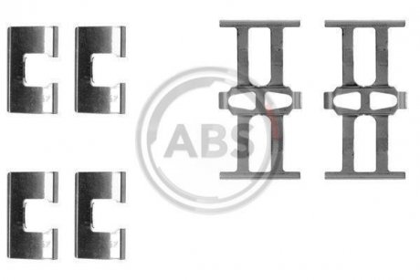 Комплектуючі, колодки дискового гальма A.B.S. 1118Q (фото 1)