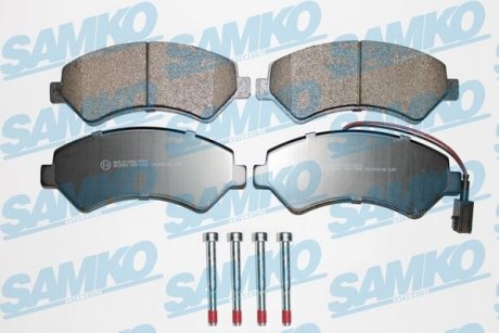 Колодки гальмівні передні (1.7t) 06- SAMKO 5SP1288