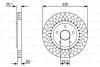 TARCZA HAM. FIAT FREEMONT 2.0 JTD 11- BOSCH 0986479V85 (фото 1)