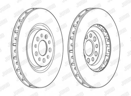 Диск гальмівний !.. Jurid 562394JC1