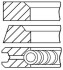 Поршневі кільця 96,5 (STD) 1,75-2-3,5 GOETZE 0818270000 (фото 1)