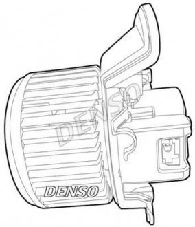 Вентилятор, конденсатор кондиционера DENSO DEA01211 (фото 1)