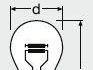 Лампа накливания P27/7W 12V W2.5X16Q OSRAM 4052899183414 (фото 2)