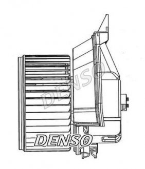 Вентилятор, конденсатор кондиционера DENSO DEA09200