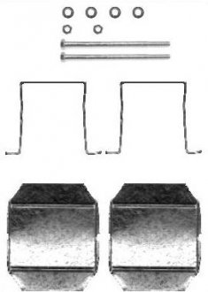 Ремонтный комплект тормозных колодок STARLINE BDPR49