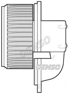 Вентилятор, конденсатор кондиционера DENSO DEA09022 (фото 1)