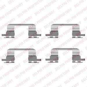 Гальмівні колодки (монтажний набір) Delphi LX0431