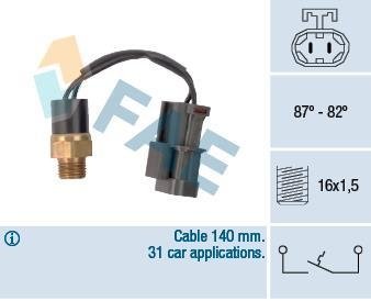 Термовимикач вентилятора радіатора FAE 37760