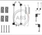 Монтажний набір гальмівних колодок A.B.S. 0676Q (фото 1)