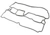 Прокладка, крышка головки цилиндра STARLINE GA2052 (фото 2)