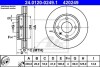 Диск гальмівнийPRZOD OPEL KARL 15- ATE 24012002491 (фото 1)