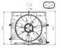 Вентилятор радіатора (з корпусом) NRF 47920 (фото 1)