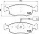 Колодки тормозные дисковые, к-кт. BREMBO P23138 (фото 1)