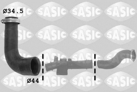 Шланг гумовий системи охолодження SASIC 3334008