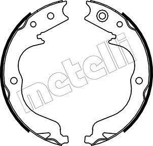 Гальмівні колодки ручного гальма METELLI 530268 (фото 1)