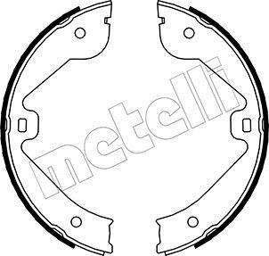 Гальмівні колодки ручного гальма METELLI 530244