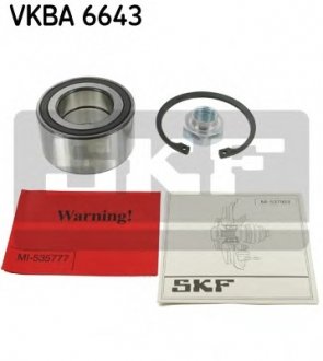 Набір підшипника маточини колеса SKF VKBA6643 (фото 1)