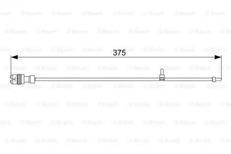 Датчик зносу гальмівних колодок BOSCH 1987473035 (фото 1)