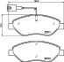 Гальмівні колодки дискові T2218 HELLA 8DB355020561 (фото 1)