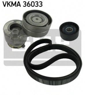 Поликлиновой ременный комплект SKF VKMA36033