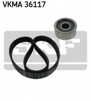 Поликлиновой ременный комплект SKF VKMA36117 (фото 1)