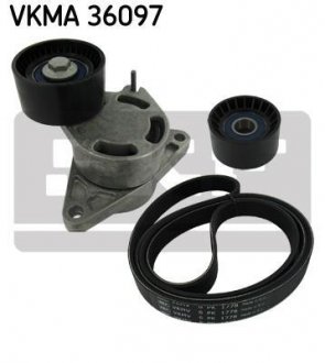 Поликлиновой ременный комплект SKF VKMA36097