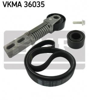 Поликлиновой ременный комплект SKF VKMA36035 (фото 1)