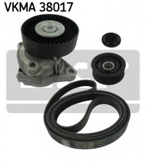 Поликлиновой ременный комплект SKF VKMA38017