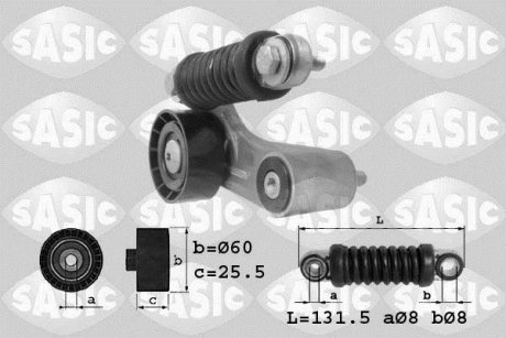 Натягувач поликлинового ременя SASIC 1624002 (фото 1)