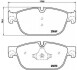 Колодки гальмівні C5 DS5 P508 BREMBO P61115 (фото 1)