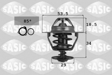 Термостат системи охолодження SASIC 3306029 (фото 1)