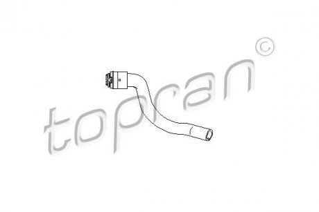 Патрубок системи охолодження TOPRAN / HANS PRIES 207687 (фото 1)