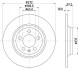 Tarcza ham. malow. tyі AU VW HELLA 8DD355132701 (фото 1)