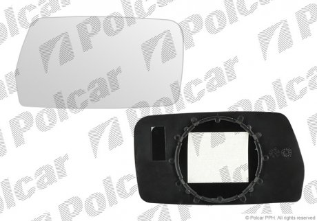 Вкладиш дзеркала зовнішнього Polcar 2325545E