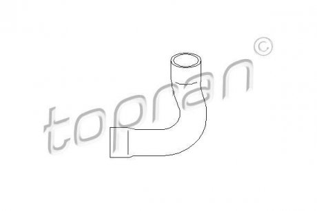 Патрубок системи охолодження TOPRAN / HANS PRIES 501570 (фото 1)