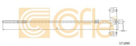 Трос стоянкових гальм Перед COFLE 171095