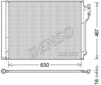 Радіатор кондиціонера DENSO DCN05031 (фото 1)