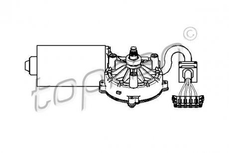Двигатель стеклоочистителя TOPRAN / HANS PRIES 401531 (фото 1)