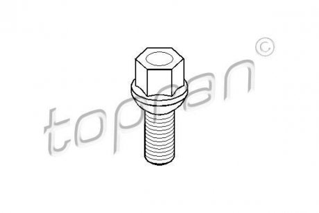 Болт для кріплення колеса TOPRAN / HANS PRIES 112225 (фото 1)