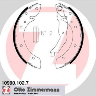 Гальмівні колодки (набір) ZIMMERMANN 109901027