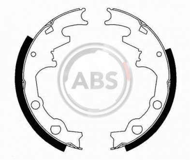 Гальмівні колодки (набір) A.B.S. 40569