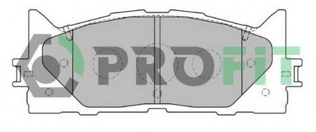 Колодки гальмівні дискові PROFIT 50002014 (фото 1)