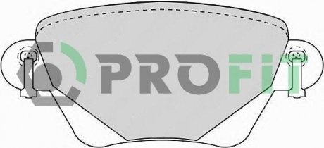 Колодки гальмівні дискові PROFIT 50001416 (фото 1)