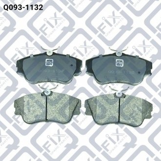 Колодки гальмівні передн Q-fix Q0931132