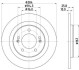 Диск гальмівний 55527PRO HELLA 8DD355118361 (фото 1)