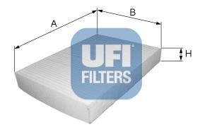 Фільтр повітря (салону) UFI 5311200