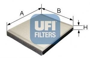 Фільтр повітря (салону) UFI 5305100 (фото 1)